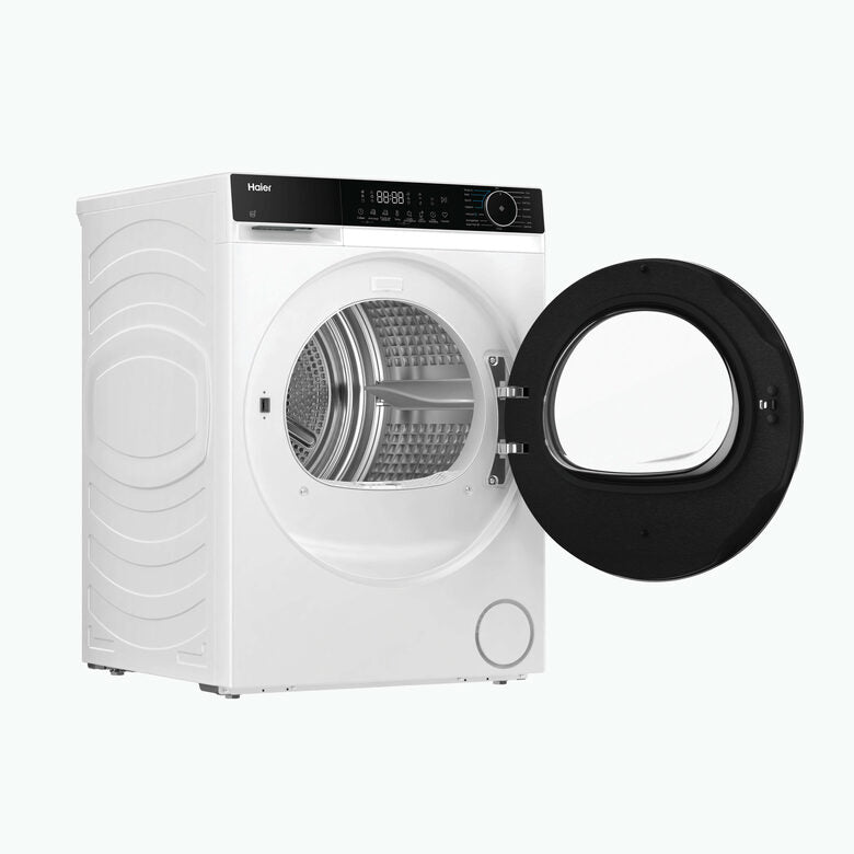 Haier HD120-E357U1-IT Asciugatrice Libera Installazione 12 Kg, Pompa Di Calore, Wi-Fi Smart, Classe E, Bianco
