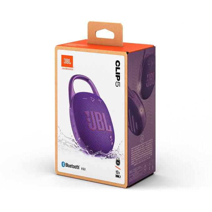 JBL Clip 5 Altoparlante portatile mono Viola 7 W