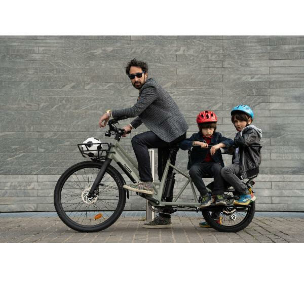 Nilox Cargo eBike C3 Nero, Verde Alluminio 69,8 cm (27.5") 24 kg