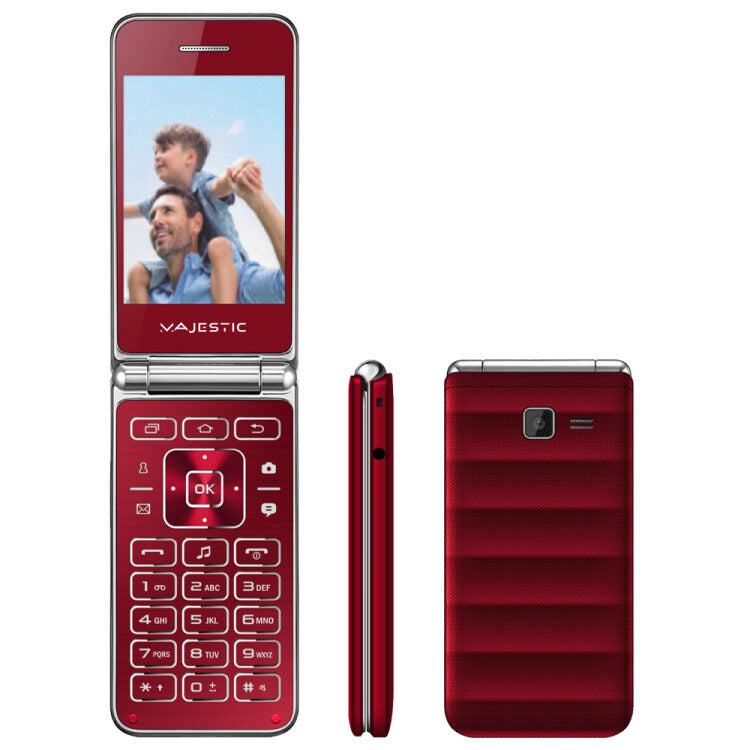 New Majestic 300080_RD cellulare 7,11 cm (2.8") 105 g Rosso