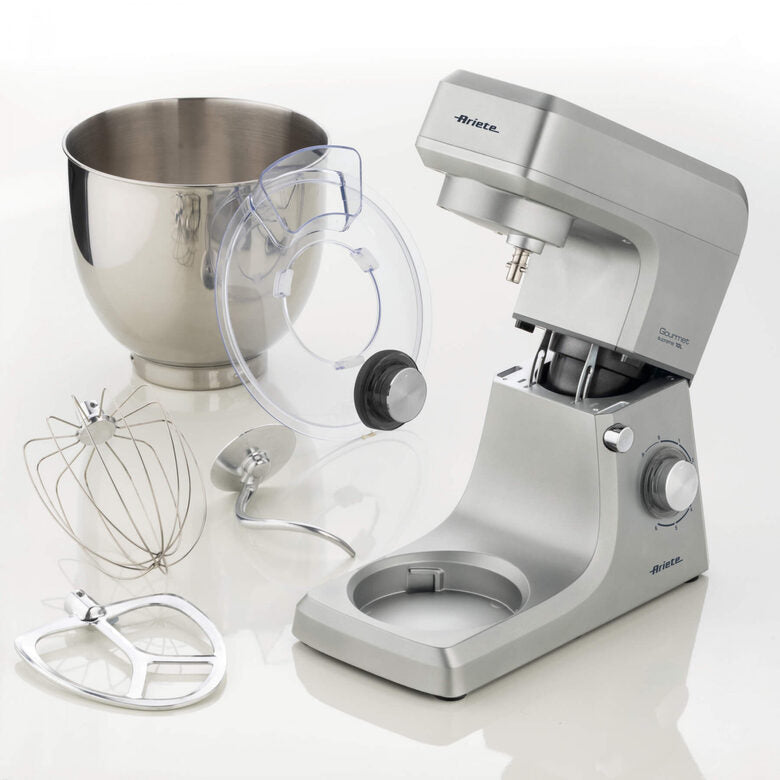 Ariete 1576 Gourmet Supreme 10L, Capacità 10L, 2000W, 6 velocità + Pulse, Accessori per vari impasti