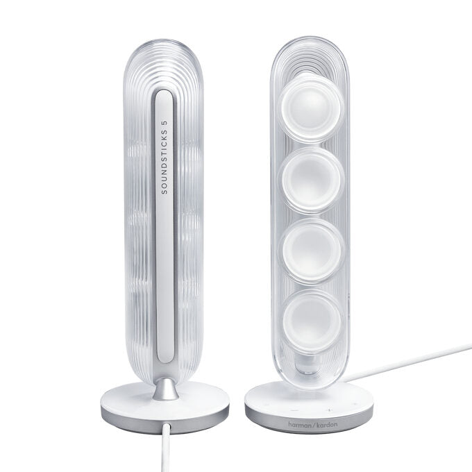 Harman/Kardon SoundSticks 5 set di altoparlanti 190 W Bianco 2.1 canali Bluetooth