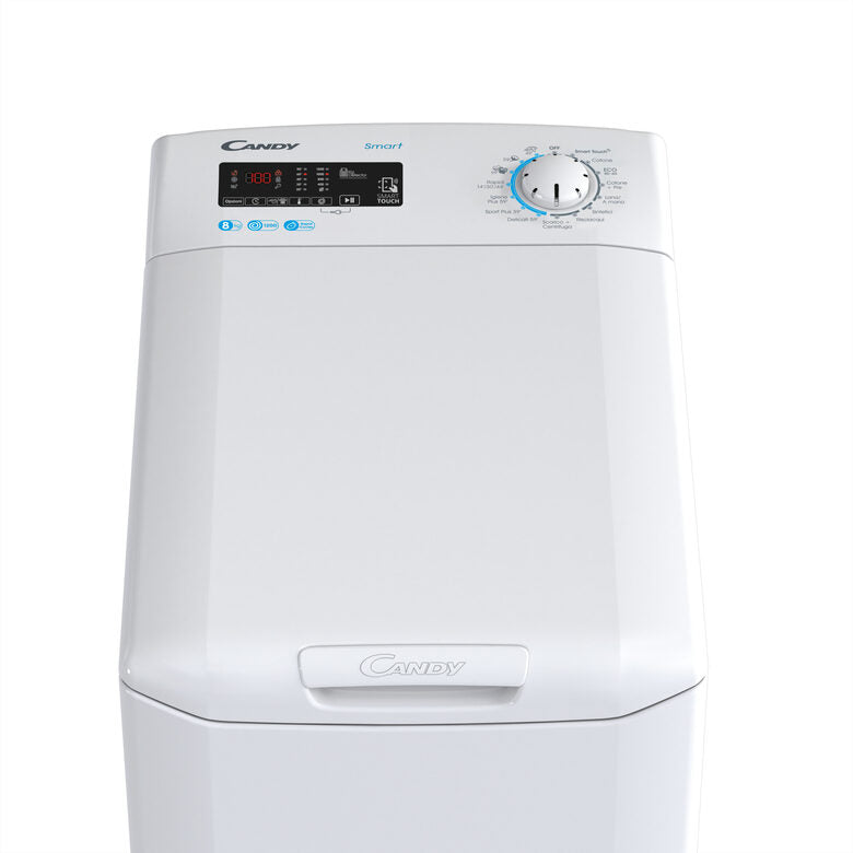 Candy Smart CST 28T1/1-11 lavatrice Caricamento dall'alto 8 kg 1200 Giri/min Bianco