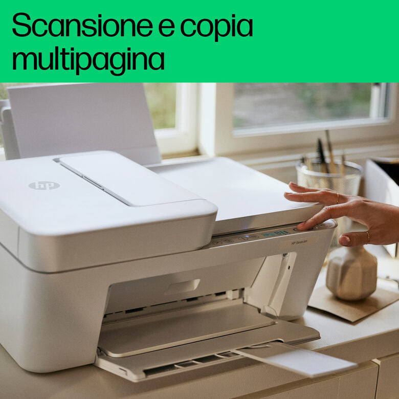 HP DeskJet 4222e Wireless All-in-One Colore Stampante, Instant Ink; Fotocopiatrice, scanner