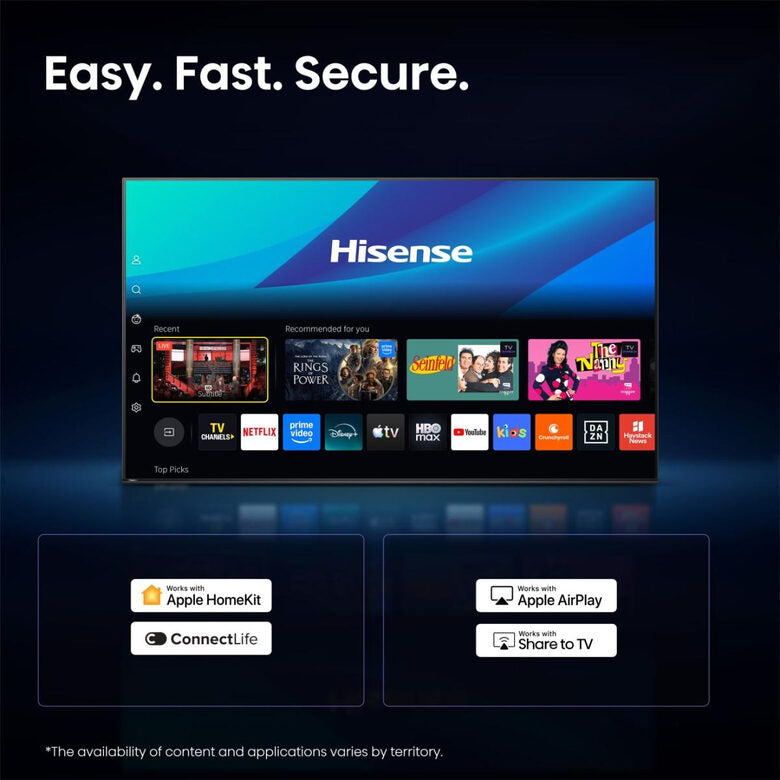 Hisense 32A59S 81,3 cm (32") Full HD Smart TV Wi-Fi Nero