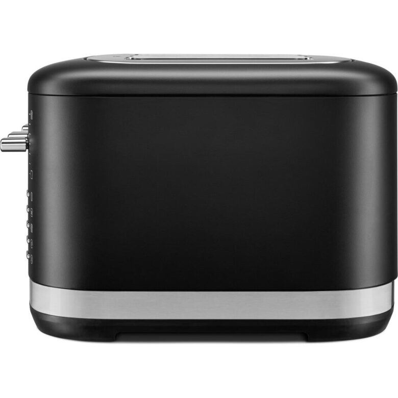 KitchenAid 5KMT4109EBM 7 Tostapane 4 fetta/e 1640 W Nero, Acciaio inox