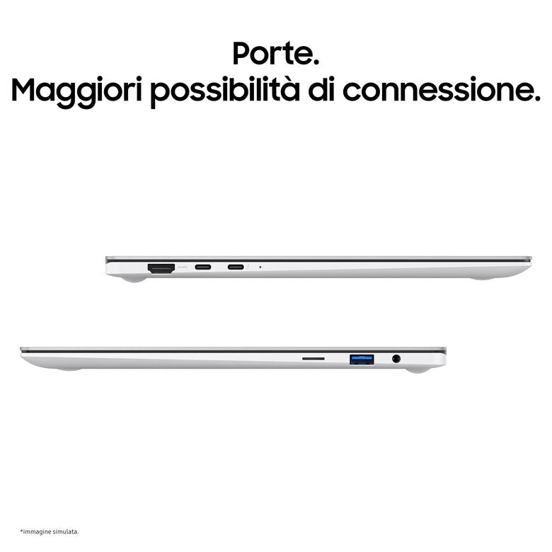 Samsung Galaxy Book2 Pro SE Intel Core Ultra 7 155H Computer portatile 39,6 cm (15.6") Full HD 16 GB LPDDR5x-SDRAM 512 GB Wi-Fi 6E (802.11ax) Argento