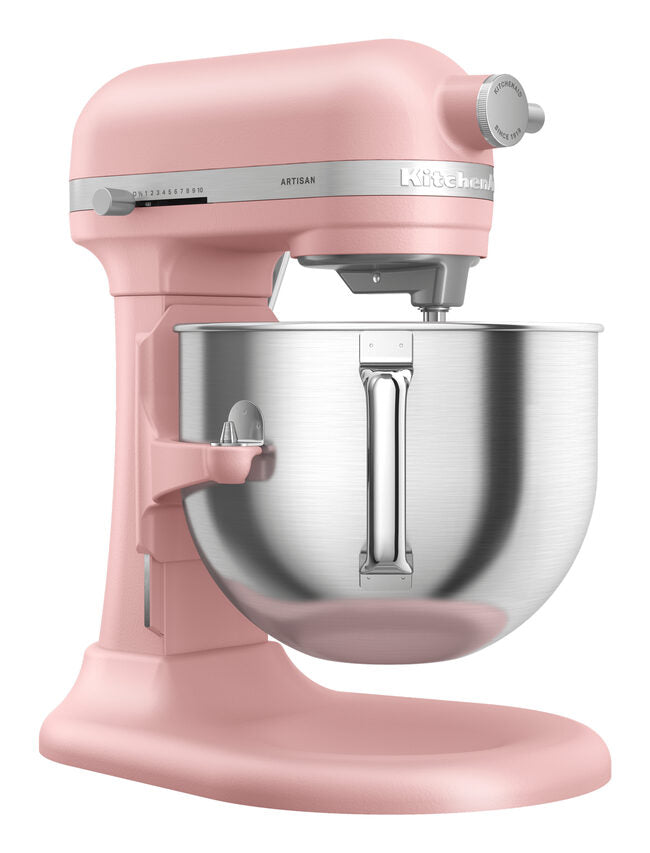 KitchenAid 5KSM70SHXEDR Sbattitore con base 375 W Grigio, Rosa, Acciaio inox
