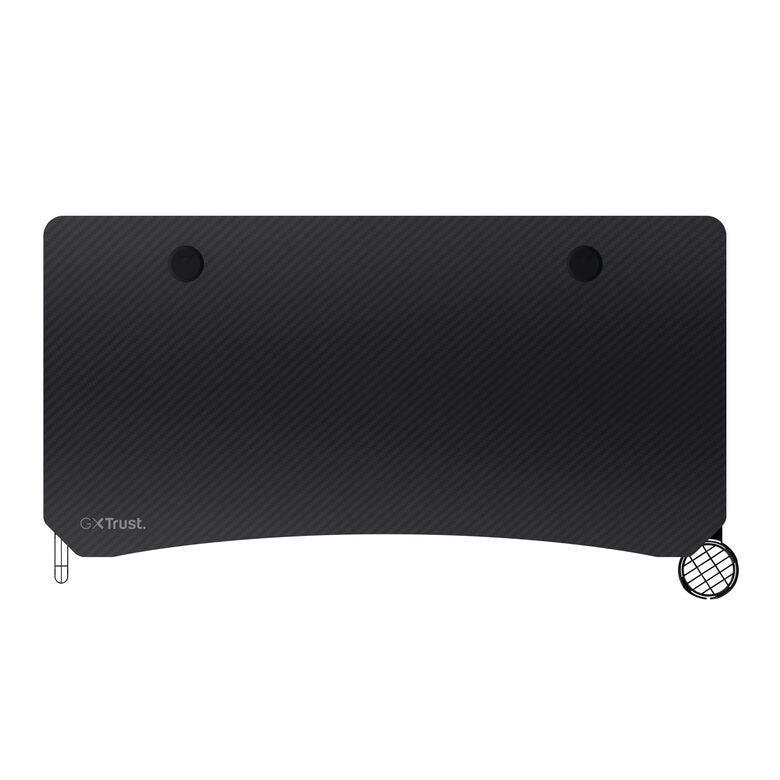 Trust GXT 700 Omnius Tavolo da Gaming Nero