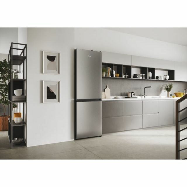 Haier 2D 60 Serie 1 HDW1618DNPK frigorifero con congelatore Libera installazione 341 L D Argento