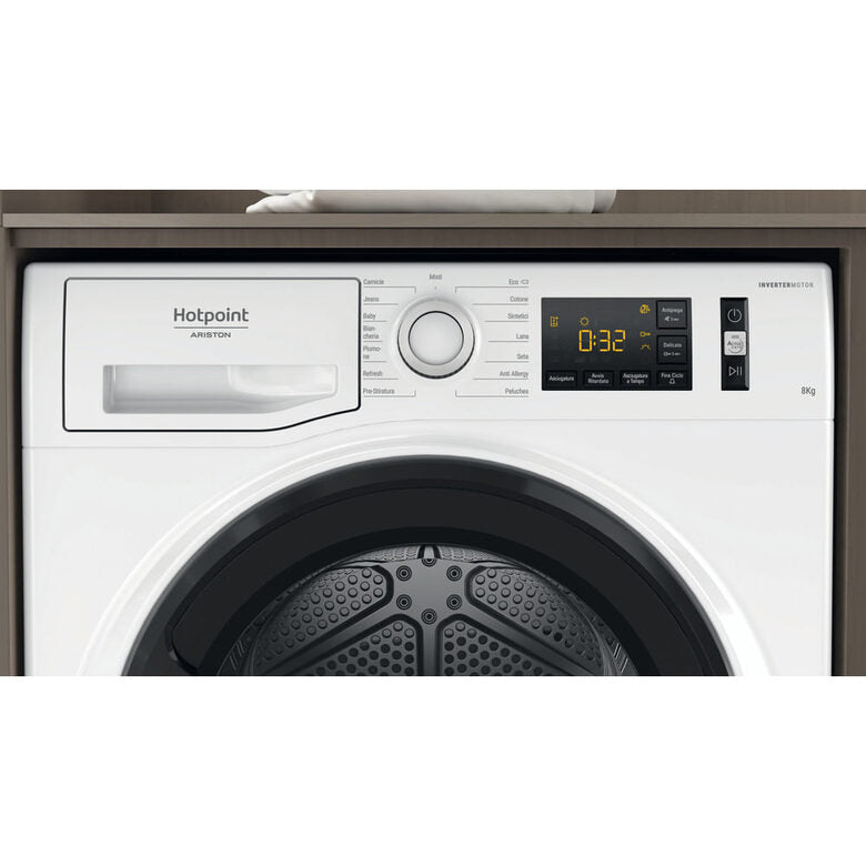 Hotpoint NT M11 8X3K IT asciugatrice Libera installazione Caricamento frontale 8 kg A+++ Bianco