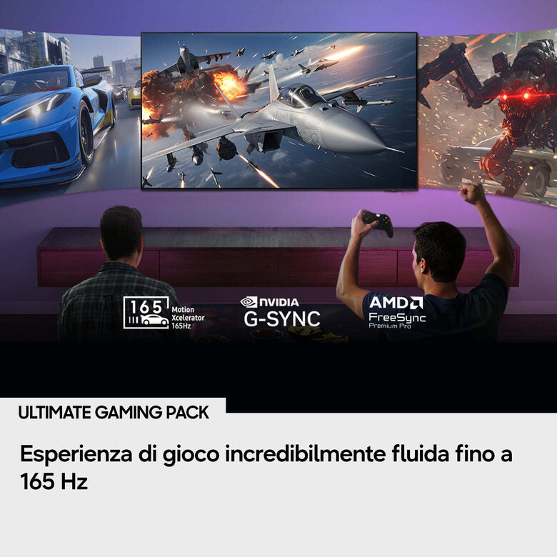 Samsung OLED AI TV 83" QE83S90HAEXZT 4K, Processore NQ4 AI Gen3, 4K AI Upscaling Pro, Glare Free, OLED HDR+, Motion Xcelerator 165Hz, Dolby Atmos & OTS Lite, Laser Slim Design, Vision AI Sma