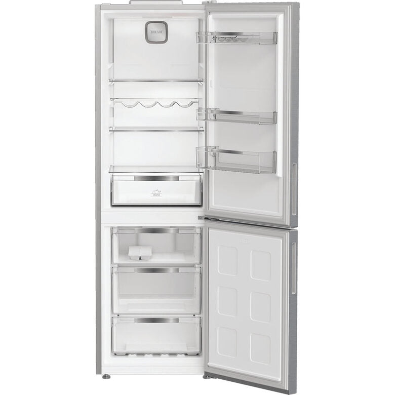 Hotpoint Ariston HPK 26362 XP4E Frigorifero combinato a libera installazione, Dual no frost, 60cm, Classe E, Silver, 37 dbA, h186,5 cm