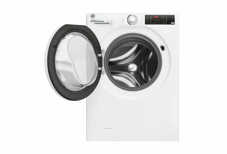 Hoover H3WP4474TAM6/1-S H-WASH 350 Lavatrice Slim A Libera Installazione 7 Kg, 1400 Giri, Classe A, Inverter, Wi-fi, Bianco