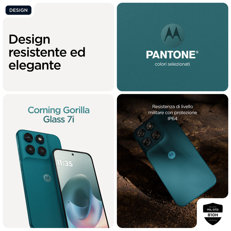 Motorola moto g77 17,3 cm (6.8") Dual SIM ibrida Android 16.0 5G USB tipo-C 8 GB 256 GB 5200 mAh Verde