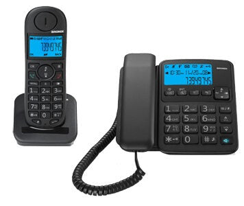 Brondi Bravo Plus Duo Telefono DECT Nero