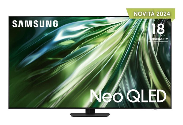 Samsung QN90D TV Neo QLED 4K 98” QE98QN90DATXZT Smart TV Wi-Fi Titan Gray Processore NQ4 AI GEN2, Tecnologia Quantum Matrix, Neo Slim Design, Dolby Atmos