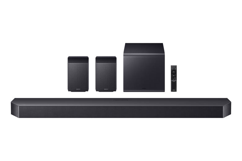 Samsung Soundbar HW-Q990H/XC, Audio 11.1.4 canali, potenza 756W, Active Voice Amplifier Pro, Auto AV Sync, Bluetooth 5.3, Q-Symphony, Wireless Dolby Atmos, 2026