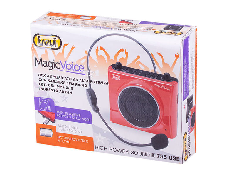 Trevi K 755 USB Altoparlante portatile mono Rosso