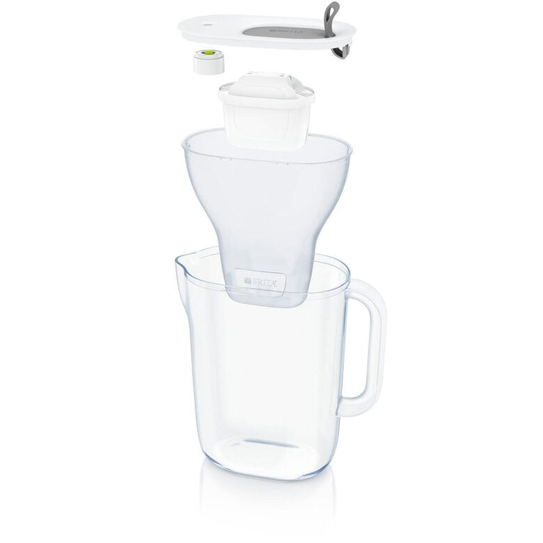 Brita 1051449 Filtraggio acqua Caraffa filtrante 2,4 L Trasparente, Bianco