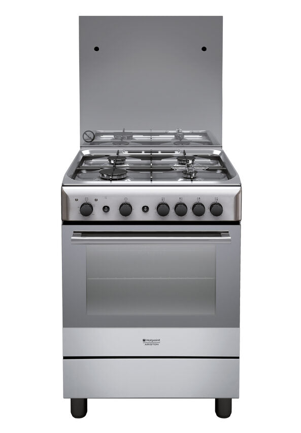 Hotpoint H6GG1F (X) IT Piano cottura Gas Acciaio inossidabile A