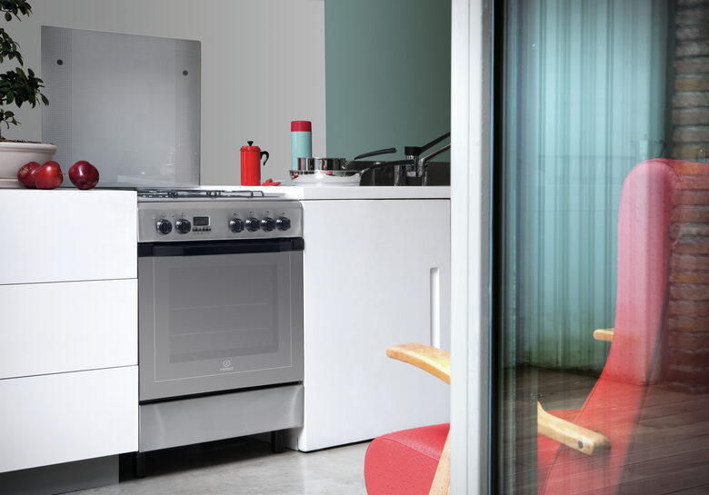Indesit I6TMH2AF(X)/I Piano cottura Gas Acciaio inossidabile A