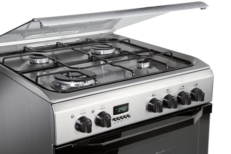 Indesit I6TMH2AF(X)/I Piano cottura Gas Acciaio inossidabile A