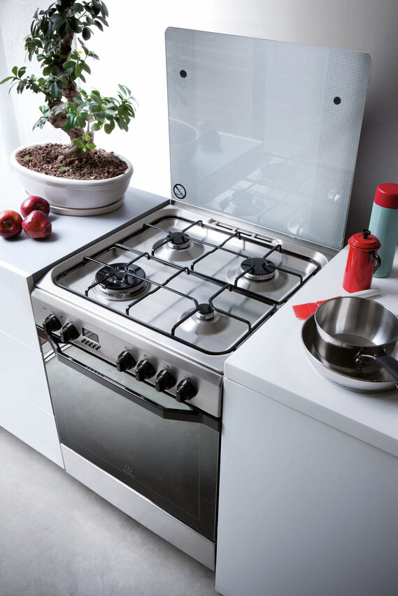 Indesit I6TMH2AF(X)/I Piano cottura Gas Acciaio inossidabile A