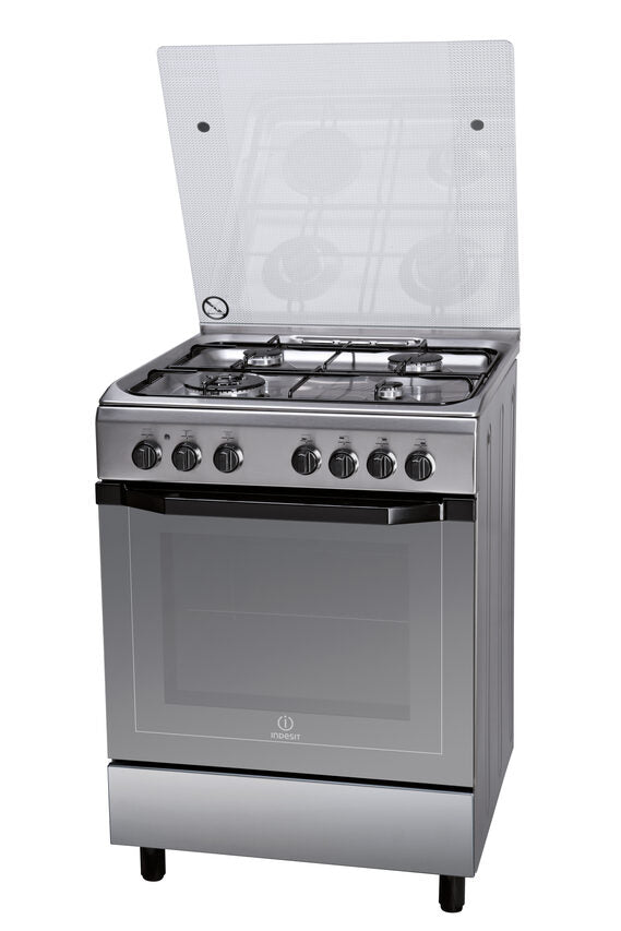Indesit I6TMH2AF(X)/I Piano cottura Gas Acciaio inossidabile A