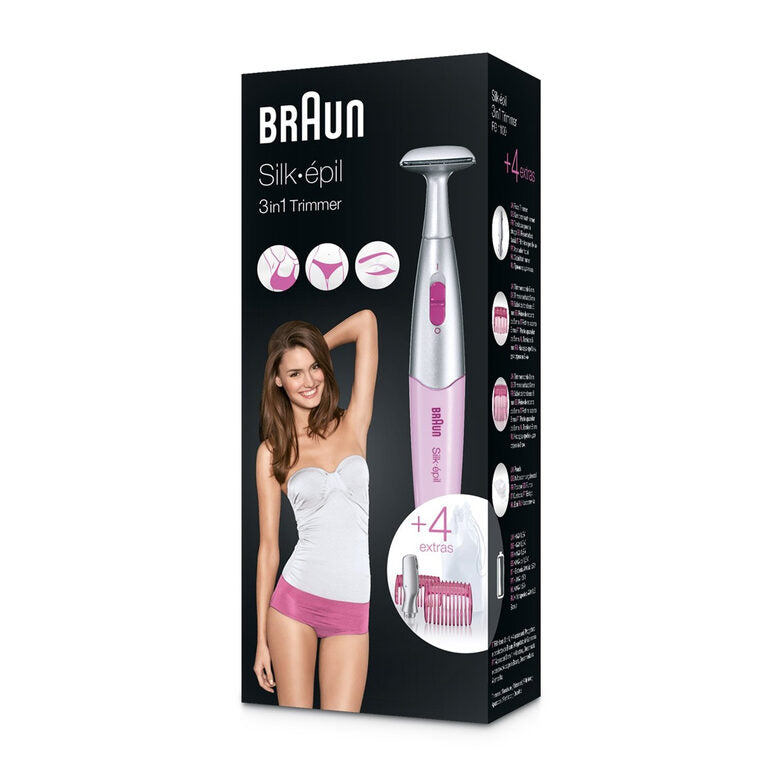 Braun Silk-épil Styler FG1100 rasoio di precisione Rosa