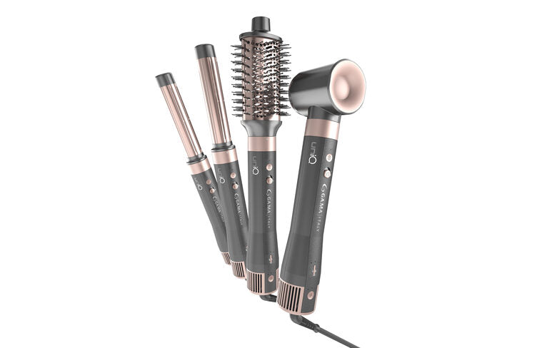 GA.MA Multistyler UniQ Aura Airflow Grigio, Rosa 1500 W 1,8 m