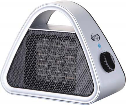 Argoclima 191070143 stufetta elettrica Interno Argento 1500 W Riscaldatore ambiente elettrico con ventilatore