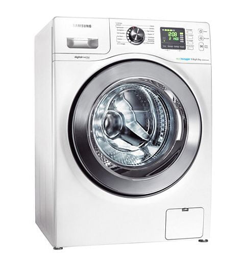 Samsung WD906P4SAWQ/ET lavasciuga Libera installazione Caricamento frontale Grigio, Bianco