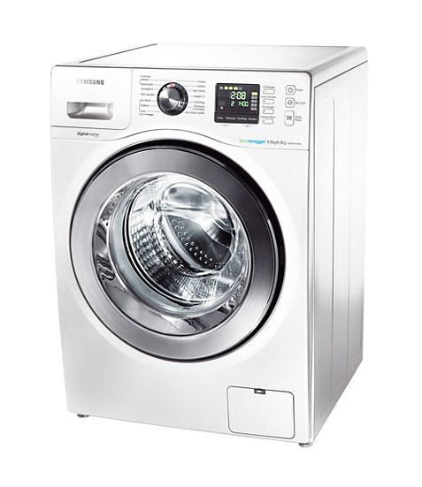 Samsung WD906P4SAWQ/ET lavasciuga Libera installazione Caricamento frontale Grigio, Bianco