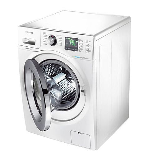Samsung WD906P4SAWQ/ET lavasciuga Libera installazione Caricamento frontale Grigio, Bianco