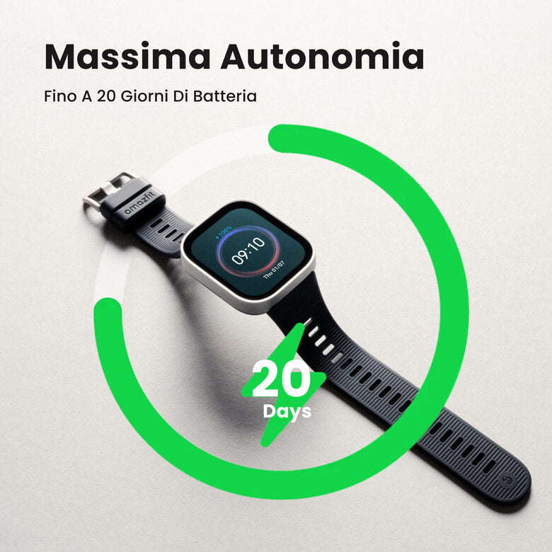 Amazfit Bip Max 5,26 cm (2.07") AMOLED Digitale 432 x 514 Pixel Touch screen Blu GPS (satellitare)