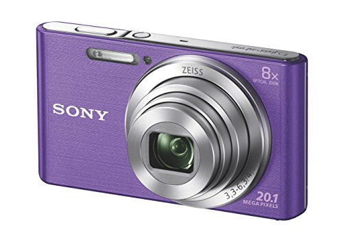 Sony Cyber-shot DSCW830, fotocamera compatta con zoom ottico 8x, Viola