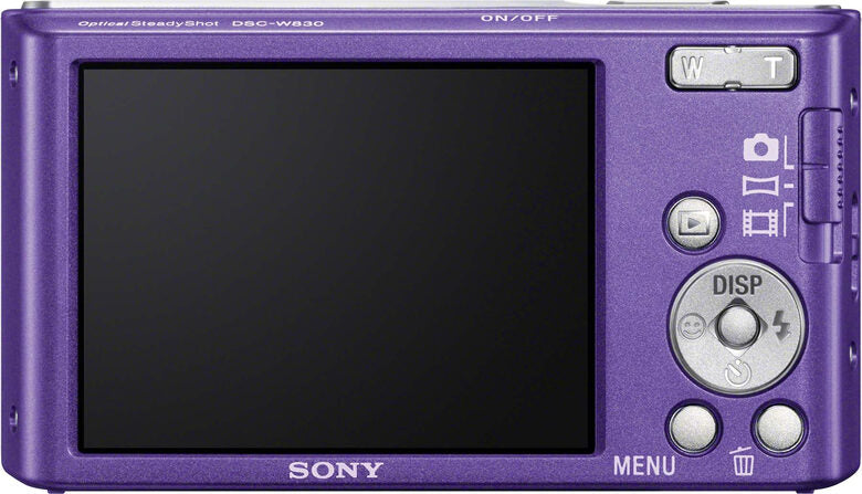 Sony Cyber-shot DSCW830, fotocamera compatta con zoom ottico 8x, Viola