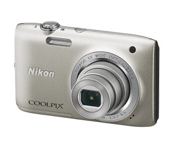 Nikon COOLPIX S2800 1/2.3" Fotocamera compatta 20,1 MP CCD 5152 x 3864 Pixel Argento