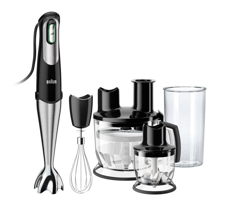 Braun MultiQuick 7 MQ 785 Patisserie Plus 1,5 L Frullatore ad immersione 750 W Nero, Acciaio inossidabile