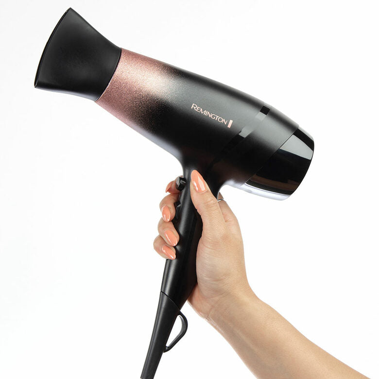 Remington Rose Shimmer asciuga capelli 2200 W Nero, Rosa