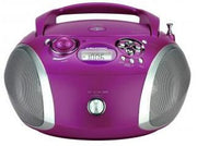 Grundig RCD 1445 USB Digitale Porpora, Argento