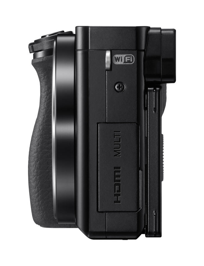 Sony Alpha 6000L, fotocamera mirrorless con obiettivo 16-50 mm, attacco E, sensore APS-C, 24.3 MP