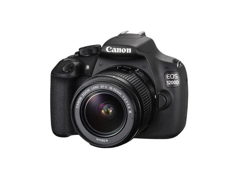 Canon EOS 1200D + EF-S 18-55mm Kit fotocamere SLR 18 MP CMOS 5184 x 3456 Pixel Nero