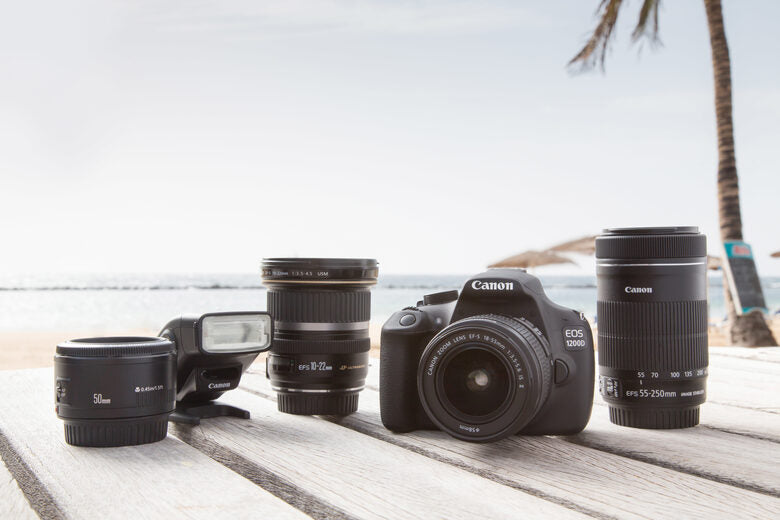 Canon EOS 1200D + EF-S 18-55mm Kit fotocamere SLR 18 MP CMOS 5184 x 3456 Pixel Nero