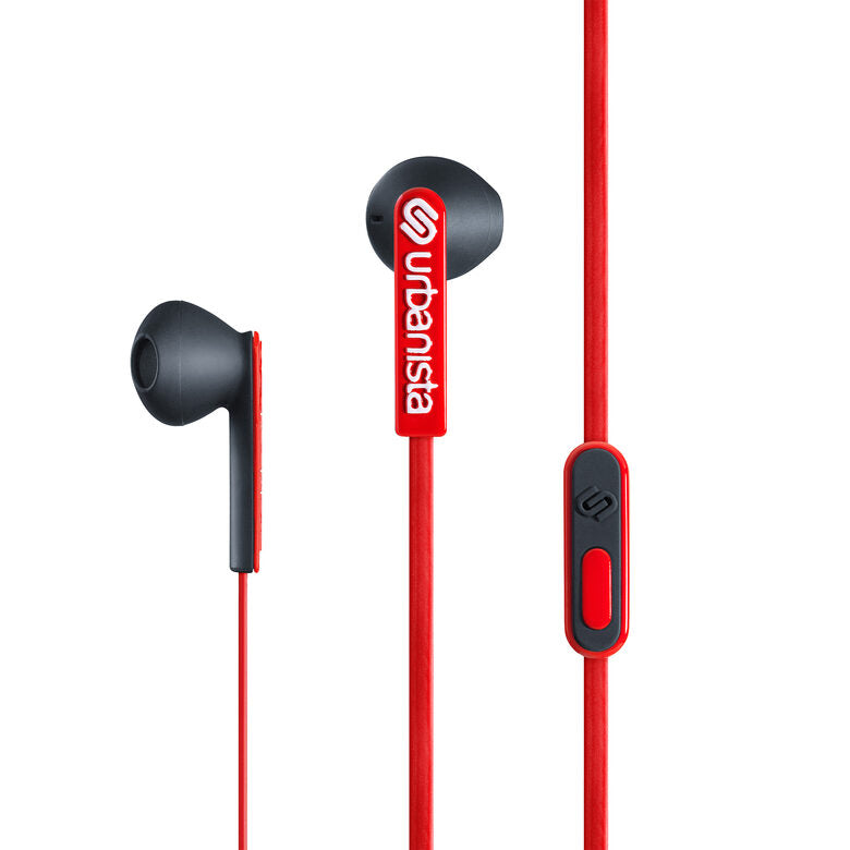Urbanista San Francisco Auricolare Cablato In-ear Musica e Chiamate Rosso