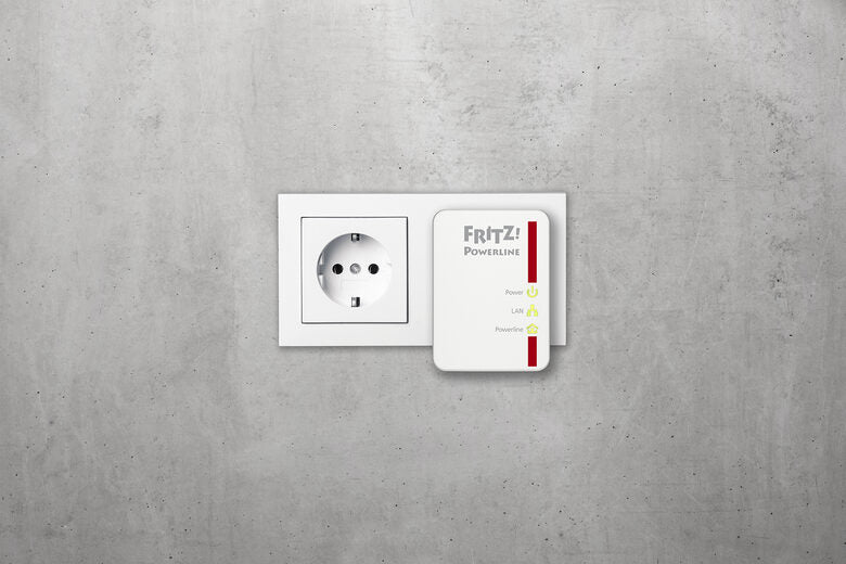 FRITZ! Powerline 510E Set International 500 Mbit/s Collegamento ethernet LAN Bianco 2 pz