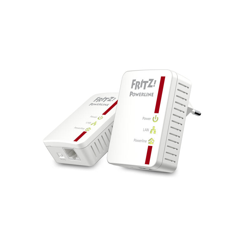 FRITZ! Powerline 510E Set International 500 Mbit/s Collegamento ethernet LAN Bianco 2 pz