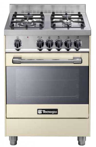 Tecnogas PT667CRS cucina Piano cottura Gas Crema A