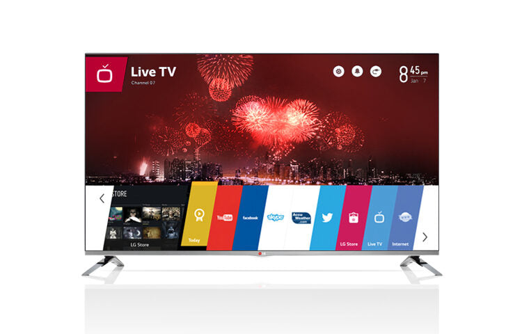 LG 55LB670V TV 139,7 cm (55") Full HD Smart TV Wi-Fi Nero, Argento